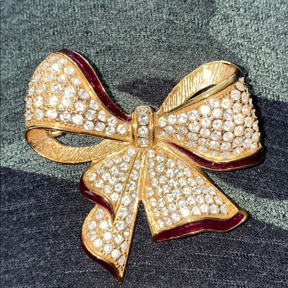 Roman Gold bow brooch - Picture 1 of 3